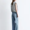 Jeans a gamba larga