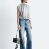 Jeans a gamba larga