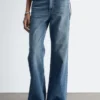 Jeans a gamba larga