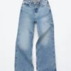 Jeans a gamba larga