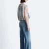 Jeans a gamba larga