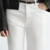 Jeans a gamba larga e vita alta