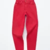 Jeans a vita alta affusolati