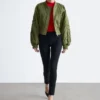 Leggings in jersey con pieghe