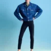 Leggings in jersey con pieghe