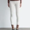 Leggings in maglia pointelle