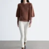 Leggings in maglia pointelle