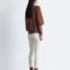 Leggings in maglia pointelle