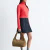 Maglia a collo alto in lana merino