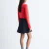 Maglia a collo alto in lana merino
