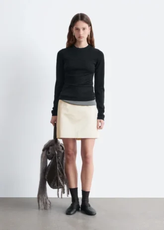 Maglia a maniche lunghe in lana merino