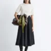 Maglietta in maglia a costine