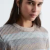 Maglietta in maglia a costine