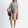 Maglietta in maglia a costine