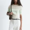 Maglietta in maglia fine