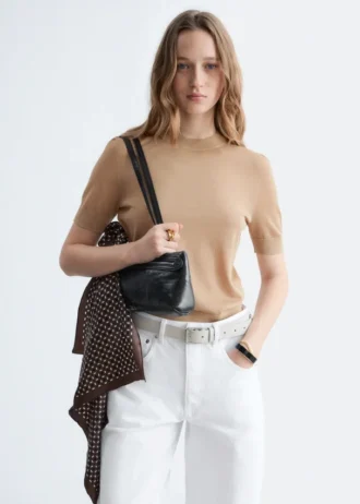 Maglietta in maglia fine