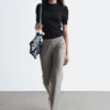 Maglietta in maglia fine