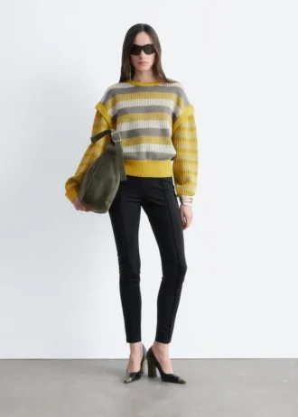 Maglione a righe