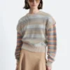Maglione a righe