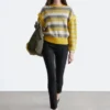 Maglione a righe