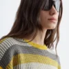 Maglione a righe