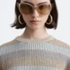 Maglione a righe
