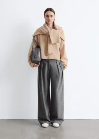 Maglione in cashmere e cotone