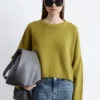Maglione in cashmere e cotone