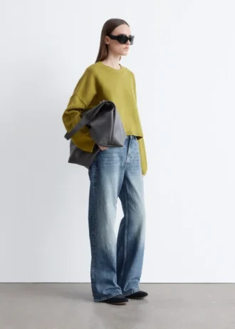 Maglione in cashmere e cotone