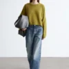 Maglione in cashmere e cotone