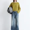 Maglione in cashmere e cotone