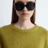 Maglione in cashmere e cotone