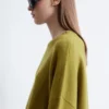 Maglione in cashmere e cotone
