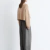 Maglione in cashmere e cotone