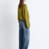 Maglione in cashmere e cotone