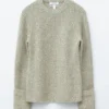 Maglione in lana merino con cuciture a contrasto
