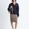 Maglione in lana merino con scollo a V