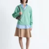 Maglione in lana merino con scollo a V