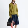 Maglione in lana merino con scollo a V
