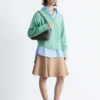 Maglione in lana merino con scollo a V