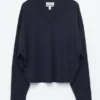 Maglione in lana merino con scollo a V