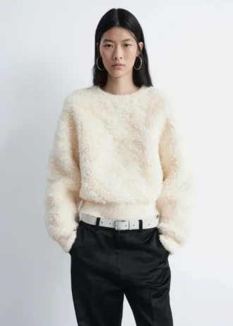 Maglione in maglia a pelo
