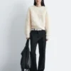 Maglione in maglia a pelo