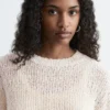 Maglione in maglia di seta e cotone