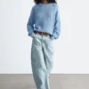 Maglione in maglia di seta e cotone