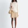 Maglione in maglia di seta e cotone