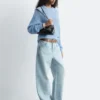 Maglione in maglia di seta e cotone