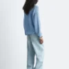 Maglione in maglia di seta e cotone