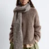 Maglione in misto mohair