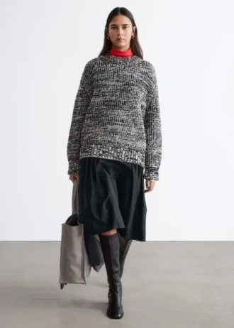 Maglione oversize in lana